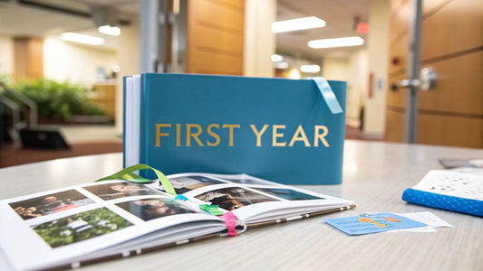 Create a Baby First year Memory Book Without the Overwhelm